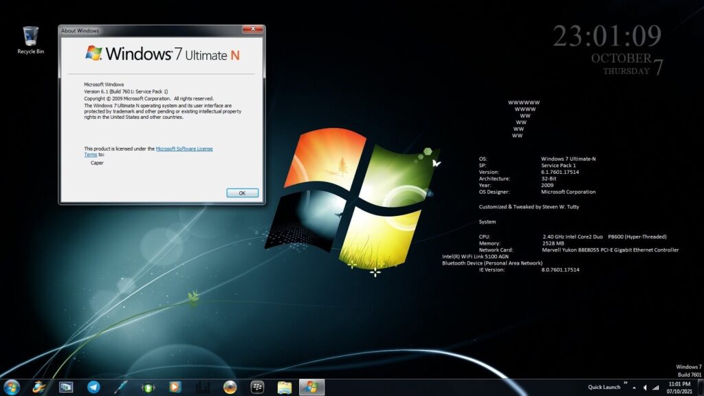 Windows 7 Ultimate ISO 64 Bit